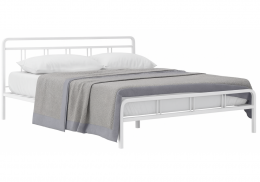 Кровать Рейк 160х200 белая (162x)