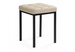 Табурет Байя  кожзам d1 / черный матовый (35x35x45)