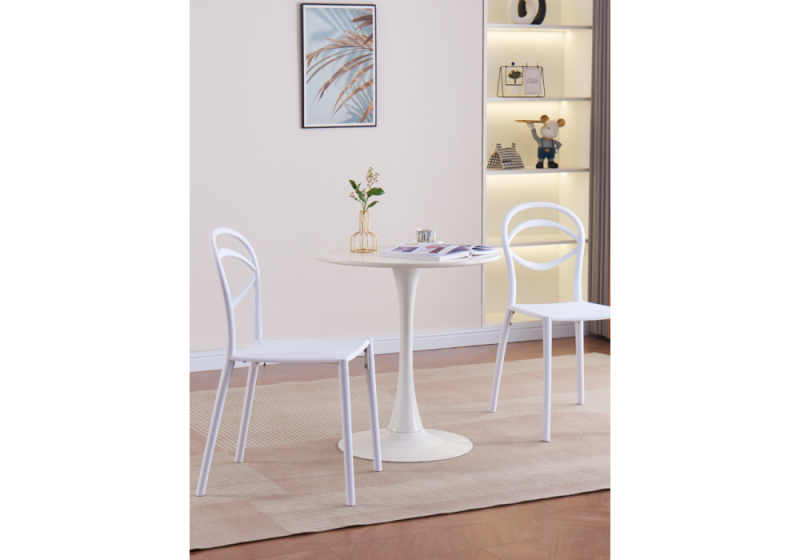 Пластиковый стул Simple white (44x55x85)