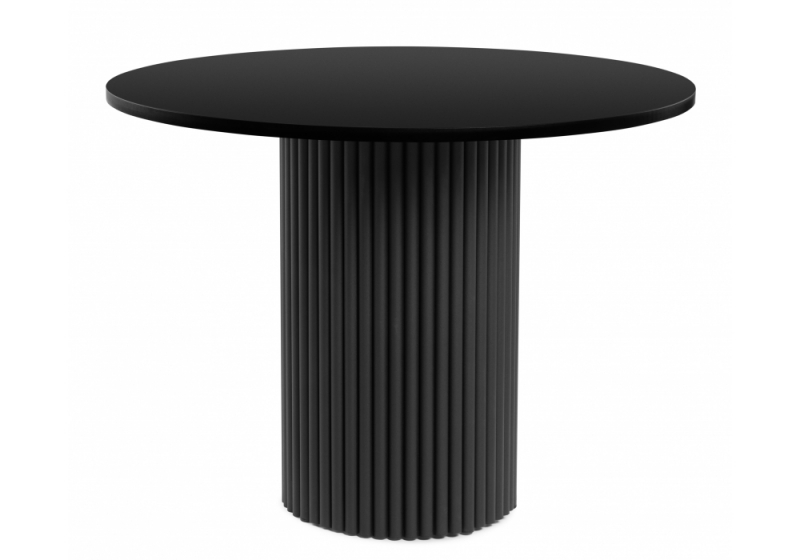 Стол деревянный Барел 110 черный / черный. 