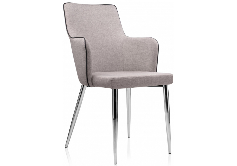 Стул на металлокаркасе Benza beige fabric (56x62x92). 