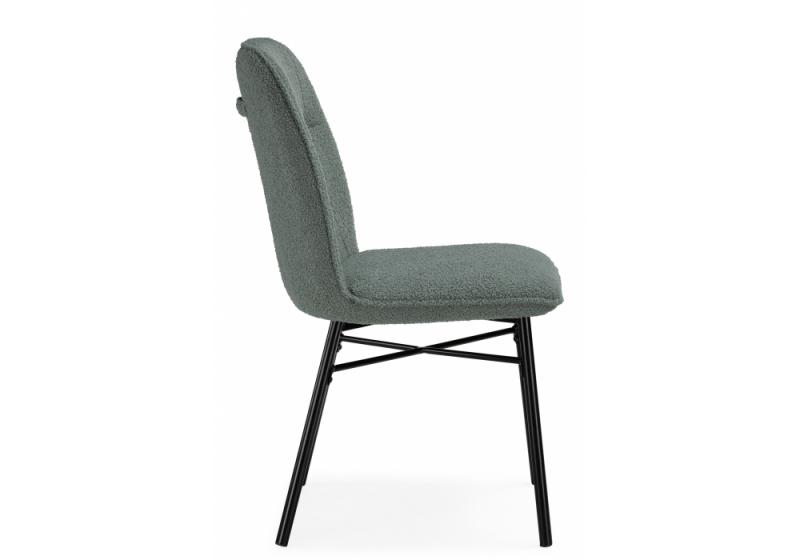 Стул на металлокаркасе Denis oliva / black (46x59x87)