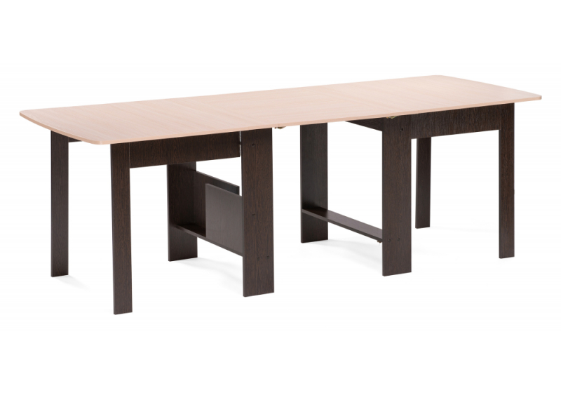 Стол деревянный СтК7 венге / дуб молочный (34,2x78,5). 