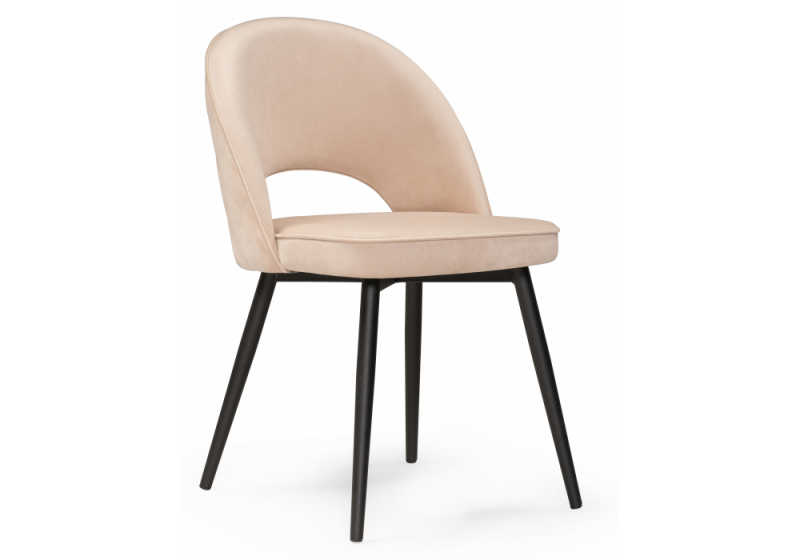 Стул на металлокаркасе Клэйн MR-26  / черный (50x56x81). 